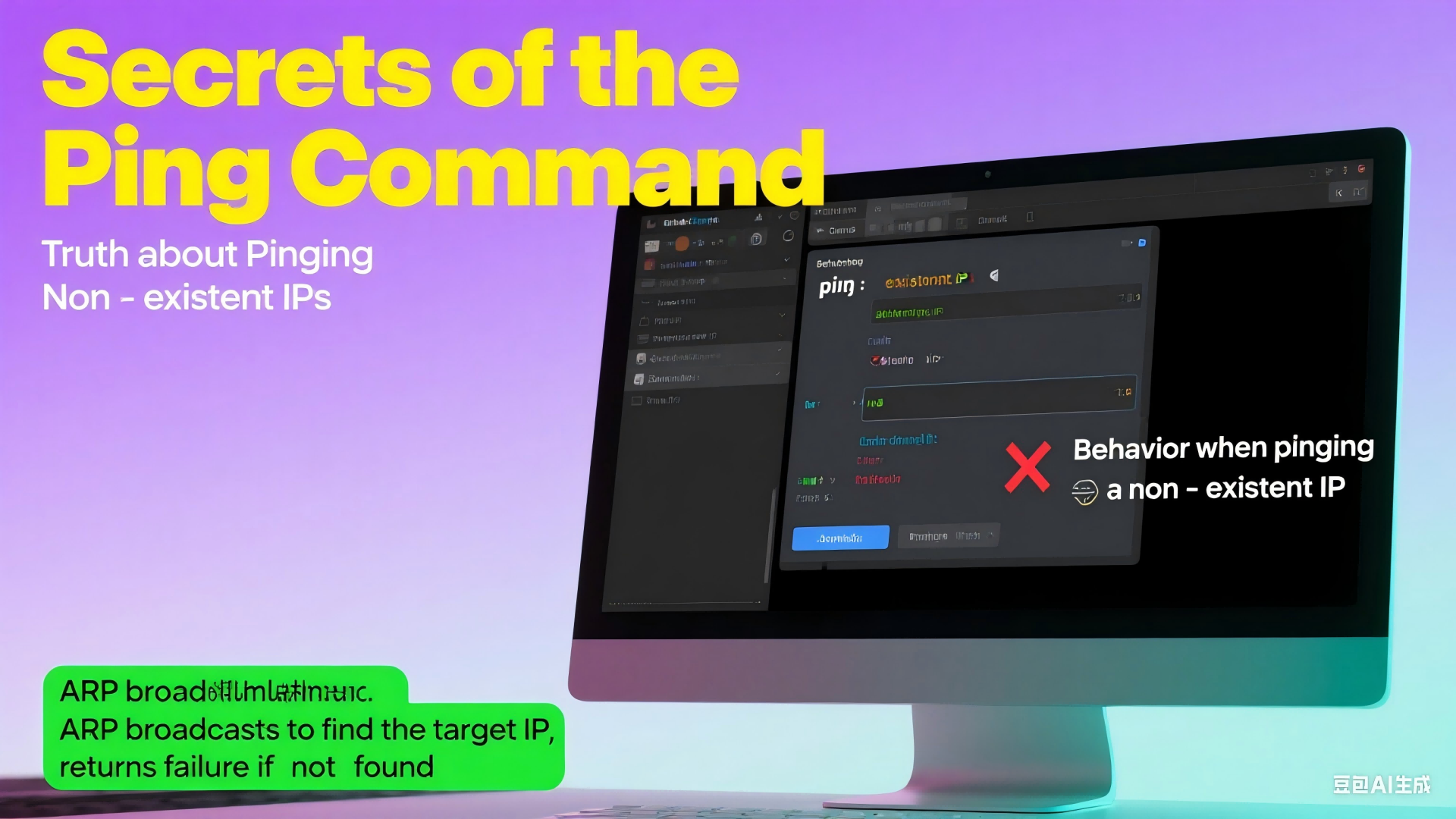 Ping: Same VLAN Cross-Segment & Inva