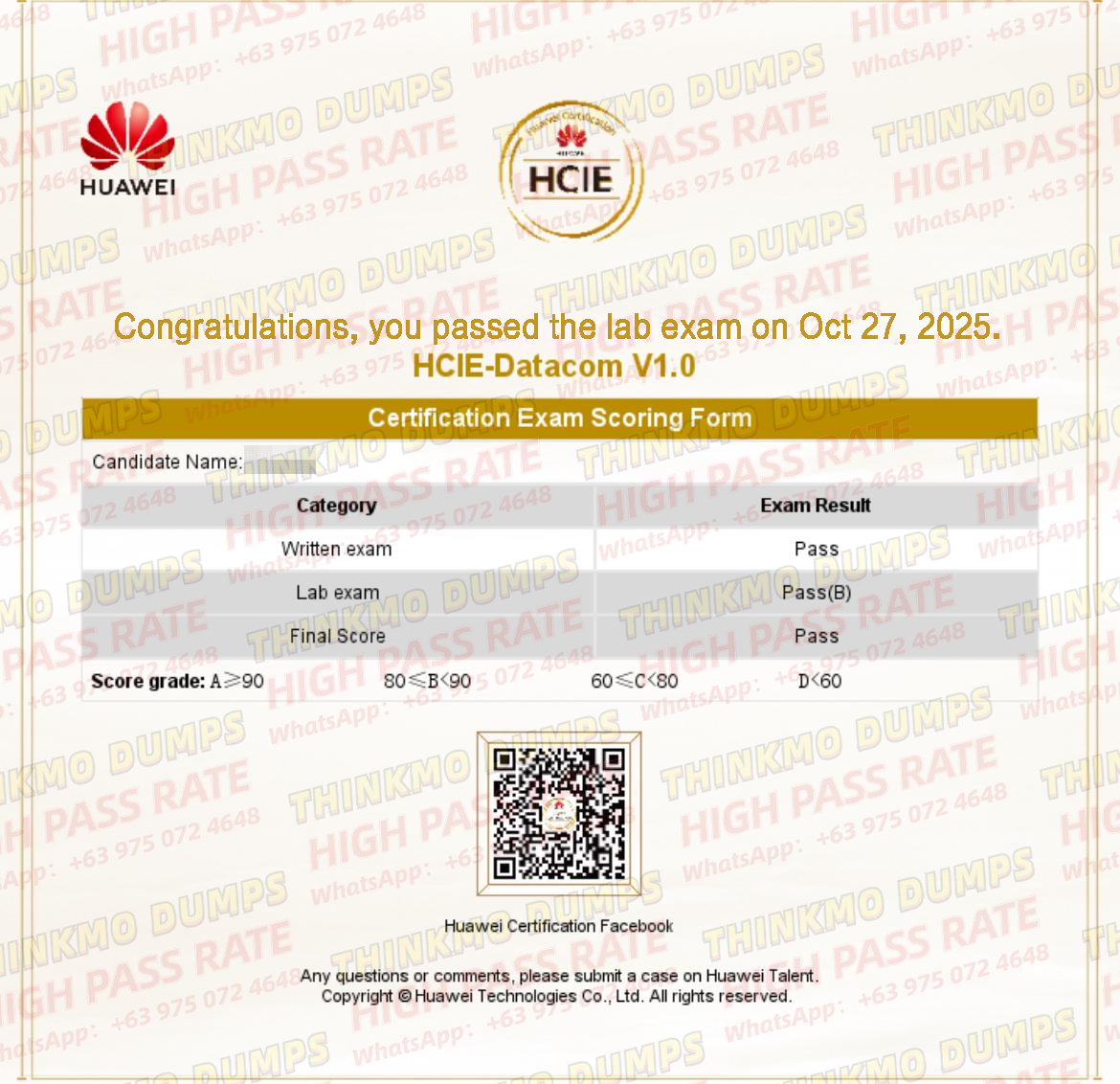 Huawei Certifications + C