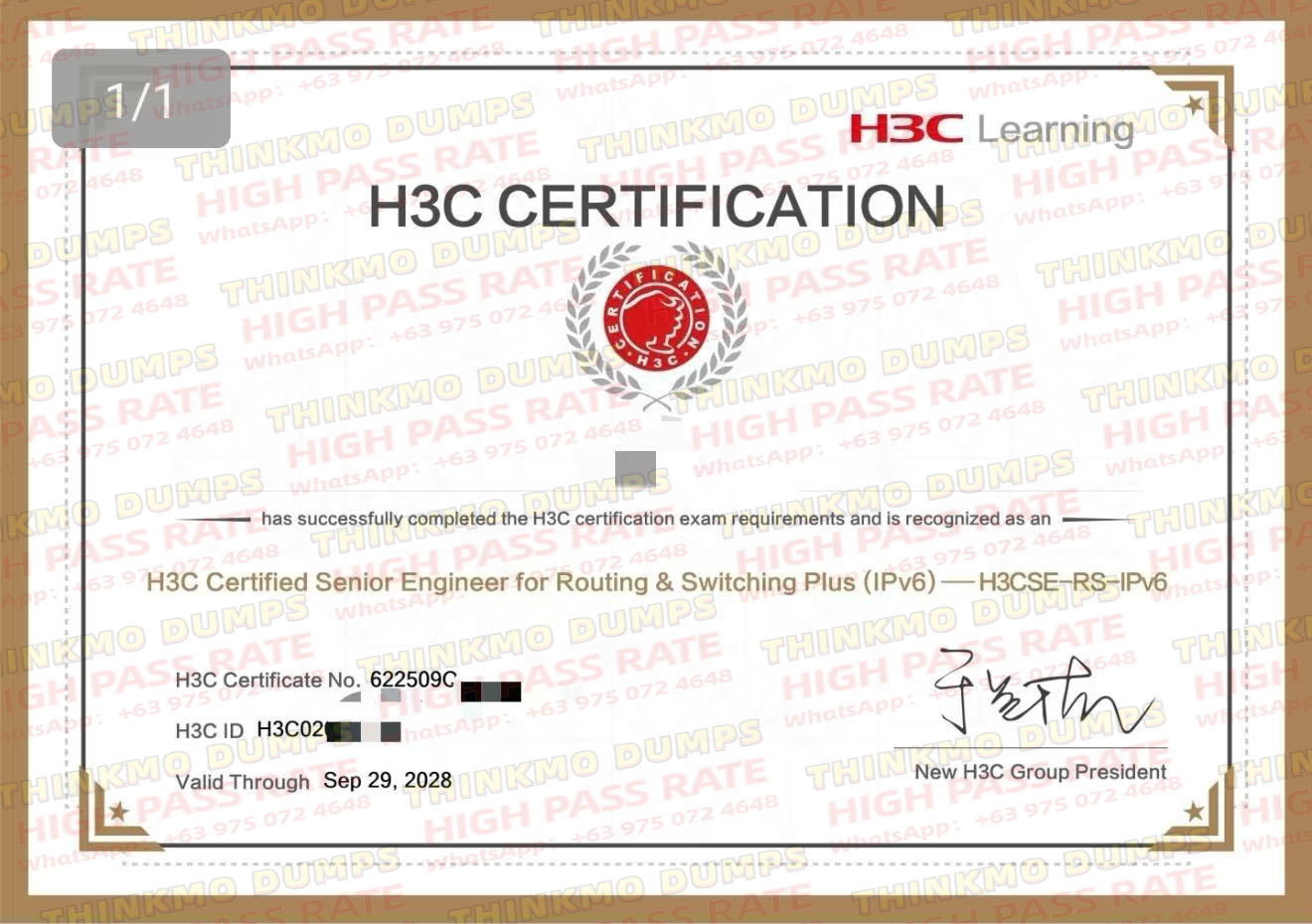 ThinkMo Dumps : Your Key to H3C Certific