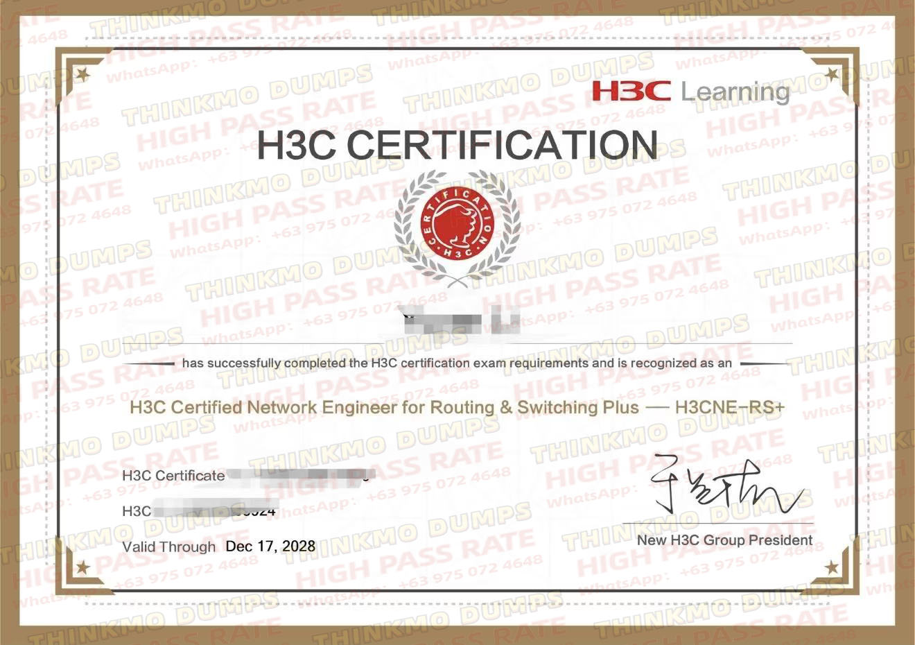 Triple H3CNE/H3CSE Passes | ThinkMo Chri